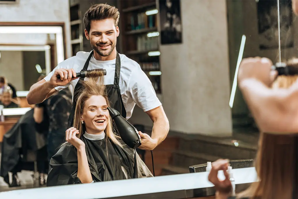 hair styling image